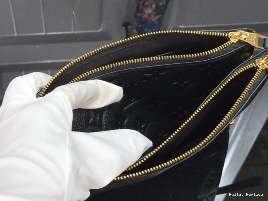 Affordable VUITTON LOUIS ZIP POCHETTE DOUBLE 0709